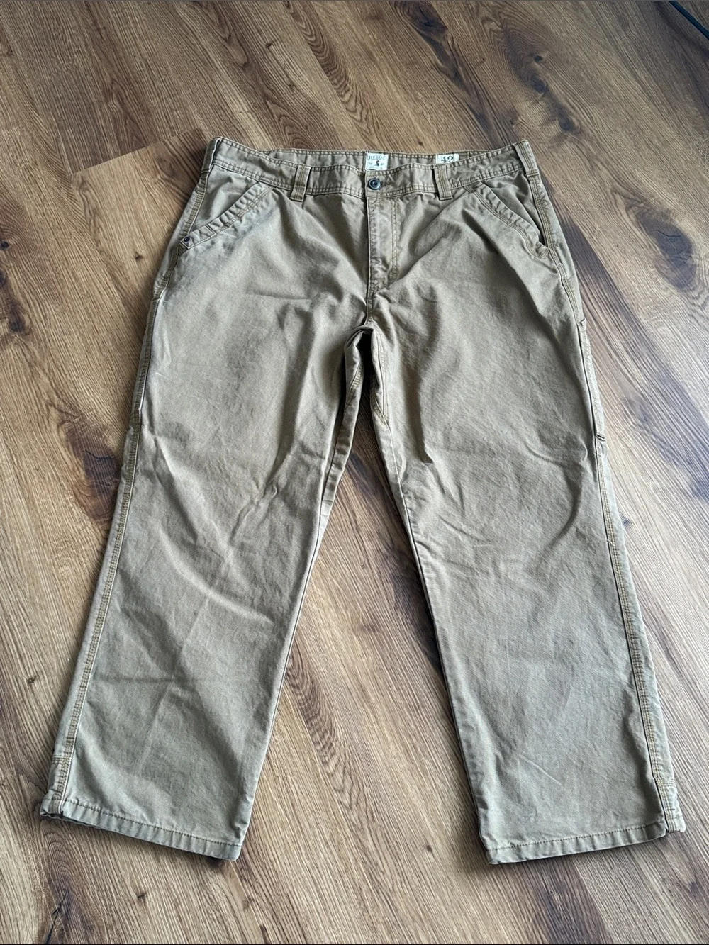 RedHead Tan Chino Pants - Straight Leg Casual Utility Cargo 42x30
